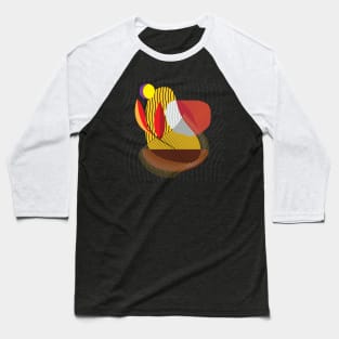 Beautiful Organic Minimalist Abstract Baseball T-Shirt